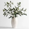 Urban Barn Abrell Vase & Elena Laurel Spray Branches- Vases & Planters