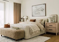 Urban Barn Adalee Velvet Curtain Panel 96"- Curtains