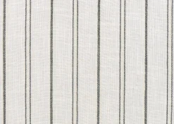 Urban Barn Aelene Striped Curtain Panel 96" Ivory/Black- Curtains