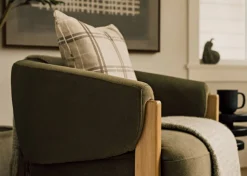 Urban Barn Alicent Swivel Armchair- Accent Chairs