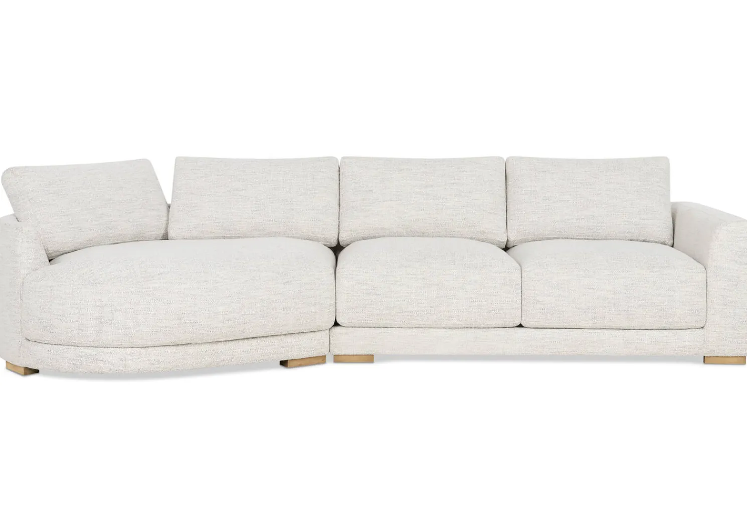 Urban Barn Anderson Sofa Chaise -Luly Pepper- Sofas & Sectionals