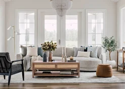 Urban Barn Anderson Sofa Chaise -Luly Pepper- Sofas & Sectionals