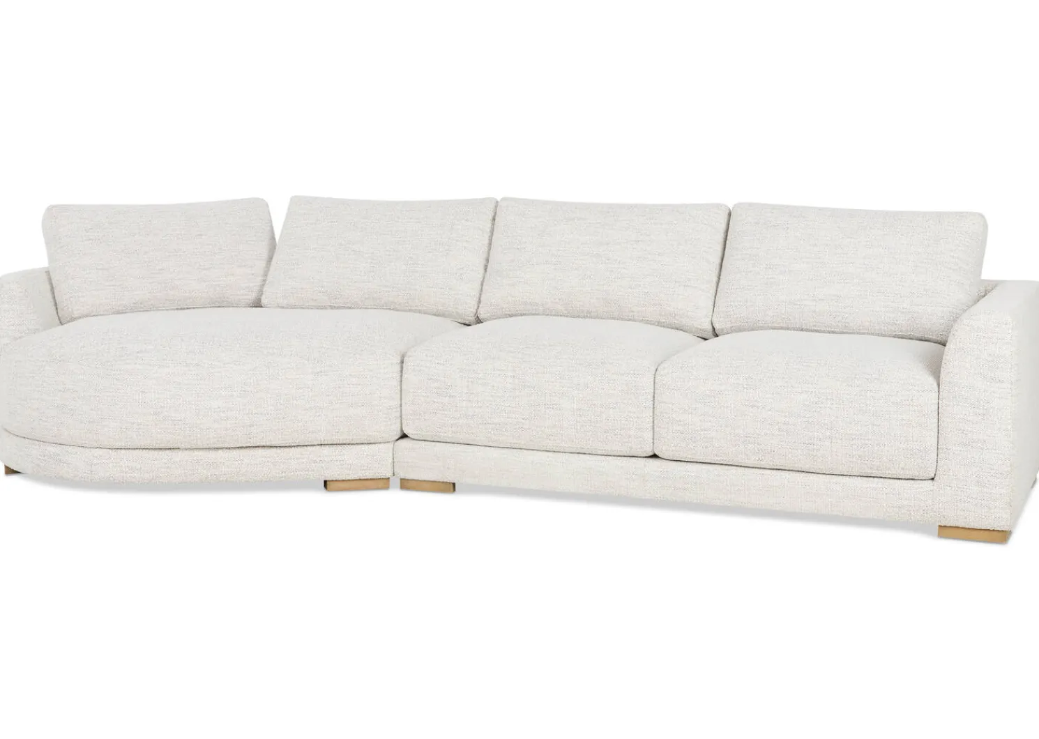 Urban Barn Anderson Sofa Chaise -Luly Pepper- Sofas & Sectionals