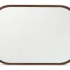 Urban Barn Ashern Wall Mirror Walnut- Mirrors