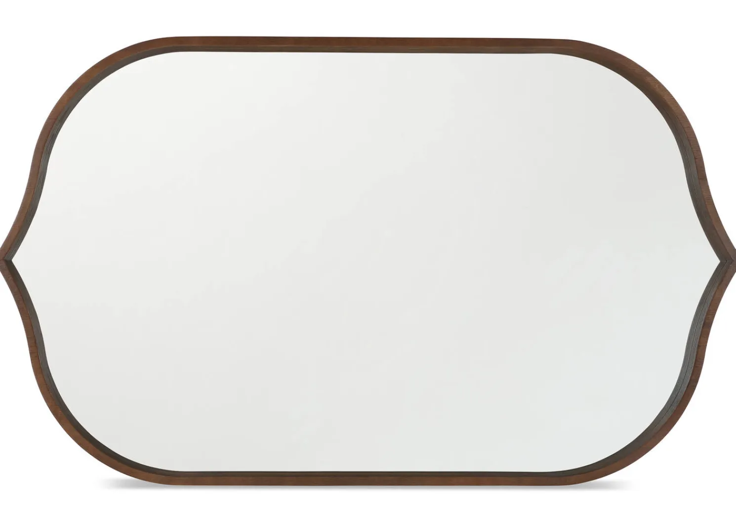 Urban Barn Ashern Wall Mirror Walnut- Mirrors