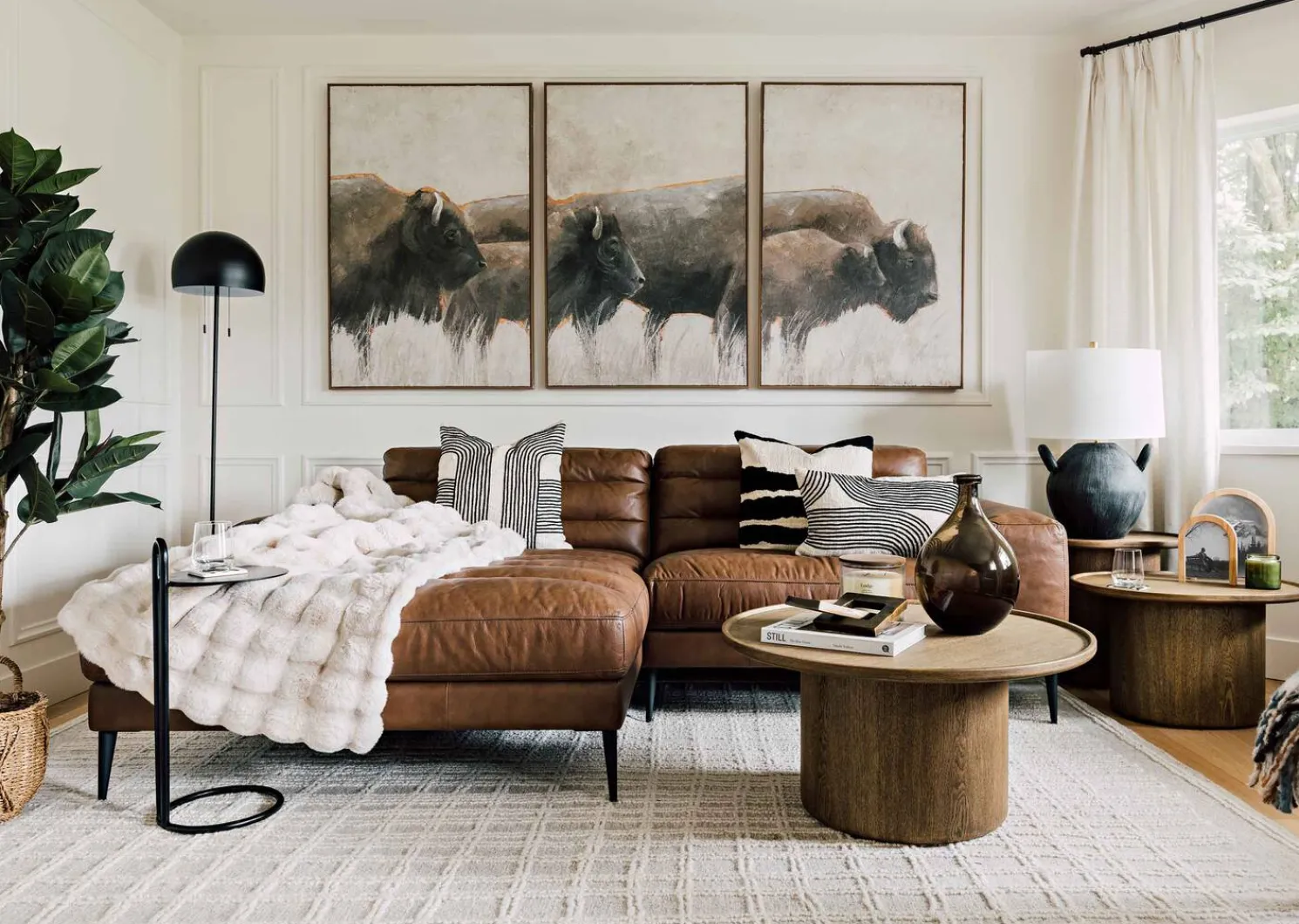 Urban Barn Bison Wall Art Set- Wall Art