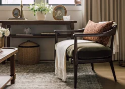 Urban Barn Bosco Armchair -Rya Olive- Accent Chairs