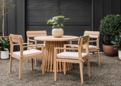 Urban Barn Cabrie 42 Round Outdoor Table -Natural- All Outdoor Furniture