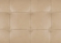 Urban Barn Carson Leather Ottoman- Ottomans & Benches