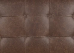 Urban Barn Carson Leather Ottoman- Ottomans & Benches