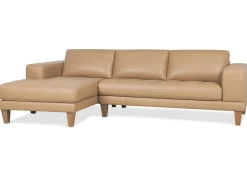 Urban Barn Carson Leather Sofa Chaise- Sofas & Sectionals