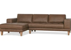 Urban Barn Carson Leather Sofa Chaise- Sofas & Sectionals