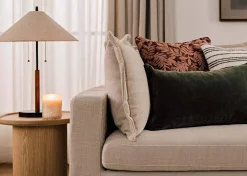 Urban Barn Cayley Table Lamp Walnut/Black- Table Lamps