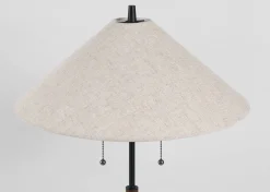 Urban Barn Cayley Table Lamp Walnut/Black- Table Lamps