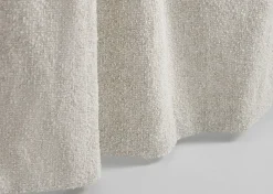 Urban Barn Cedric Curtain Panel 96" Ivory/Ash- Curtains