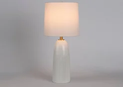 Urban Barn Chance Table Lamp Tall White- Table Lamps