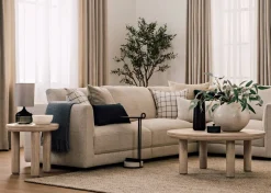 Urban Barn Chet Recycled Metal Accent Table -Ebony- Side Tables