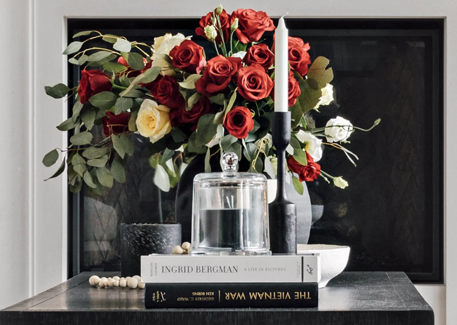 Urban Barn Claret Candle Holder- Candles & Holders