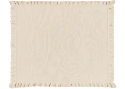 Urban Barn Claridge Cotton Ruffle Throw- Throws