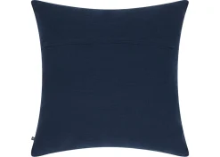 Urban Barn Clint Cotton Pillow 20x20 Navy- Pillows