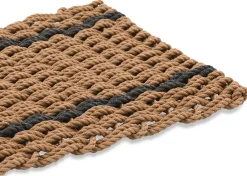 Urban Barn Coastal Stripe Rope Doormat Nat/Grey- Doormats