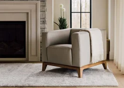 Urban Barn Cowan Leather Armchair- Accent Chairs