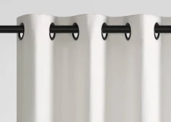 Urban Barn Cromwell Curtain Panel 96" Ivory- Curtains