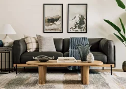 Urban Barn Dante Decor Plate Grey- Decorative Accents