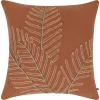 Urban Barn Delfina Leaf Pillow 20x20 Rust/Savanna- Pillows