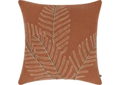 Urban Barn Delfina Leaf Pillow 20x20 Rust/Savanna- Pillows