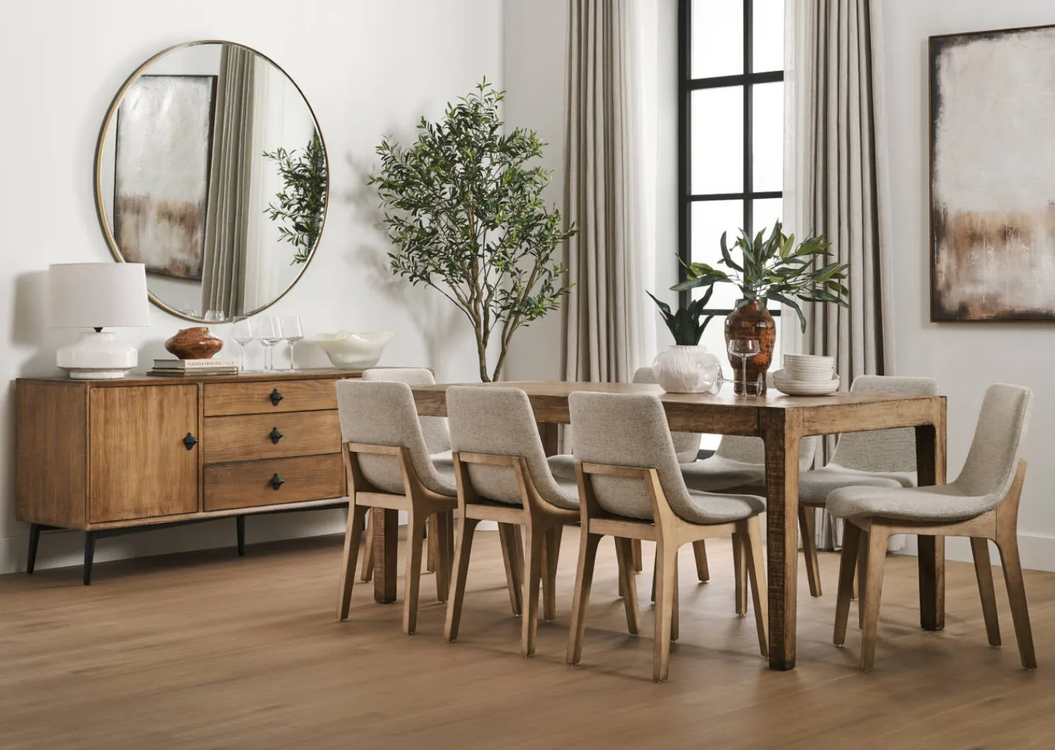 Urban Barn Dundas Reclaimed Wood Dining Table (71")- Tables