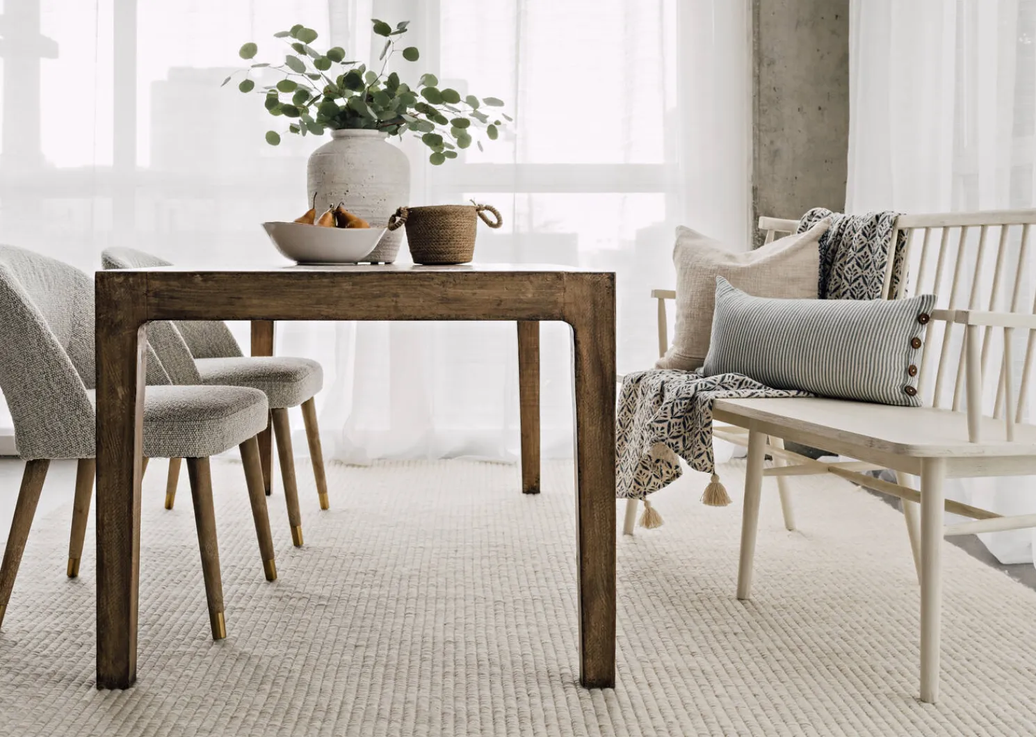 Urban Barn Dundas Reclaimed Wood Dining Table (71")- Tables