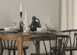 Urban Barn Dundas Reclaimed Wood Round Dining Table (42")- Tables