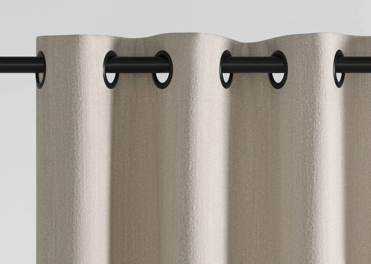 Urban Barn Emery Curtain Panel 96" Oyster- Curtains