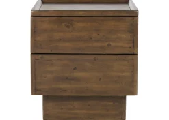 Urban Barn Ernesto Reclaimed Wood Side Table -Ayer Spice- Side Tables