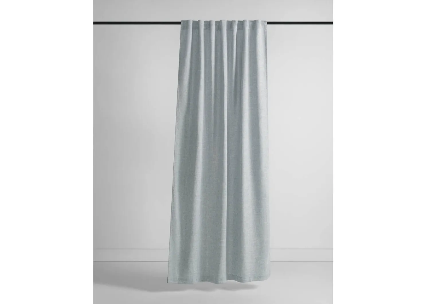 Urban Barn Essie Curtain Panel 96" Lt. Grey/Ivory- Curtains
