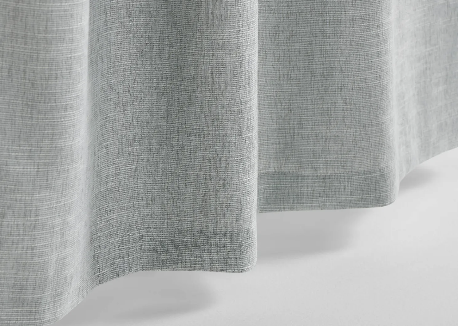 Urban Barn Essie Curtain Panel 96" Lt. Grey/Ivory- Curtains