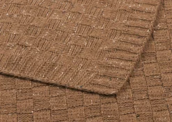 Urban Barn Evan Throw Caramel Multi- Throws