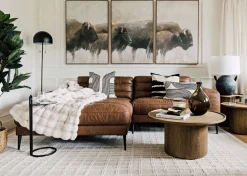 Urban Barn Evora Pillow Sand/Black- Pillows