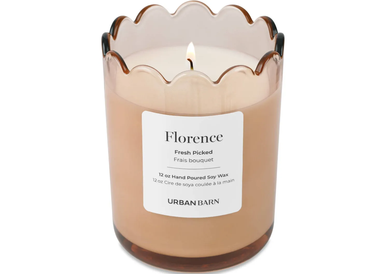 Urban Barn Florence Candle- Candles & Holders