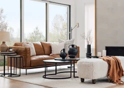 Urban Barn Gael Recycled Metal Nesting Table Set- Side Tables