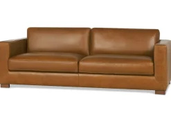 Urban Barn Gaetano Leather Sofa -Saddle Tan- Sofas & Sectionals