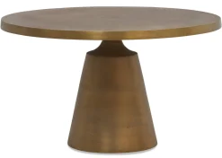 Urban Barn Gershwin Recycled Metal Round Coffee Table- Coffee Tables