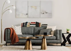 Urban Barn Gershwin Recycled Metal Side Table 20"- Side Tables