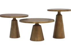 Urban Barn Gershwin Recycled Metal Side Table 20"- Side Tables