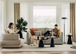 Urban Barn Gershwin Recycled Metal Side Table 24"- Side Tables