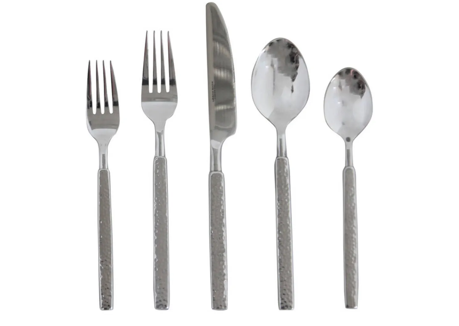 Urban Barn Hammered 5-Piece Cutlery Set- Dinnerware