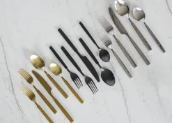 Urban Barn Hammered 5-Piece Cutlery Set- Dinnerware