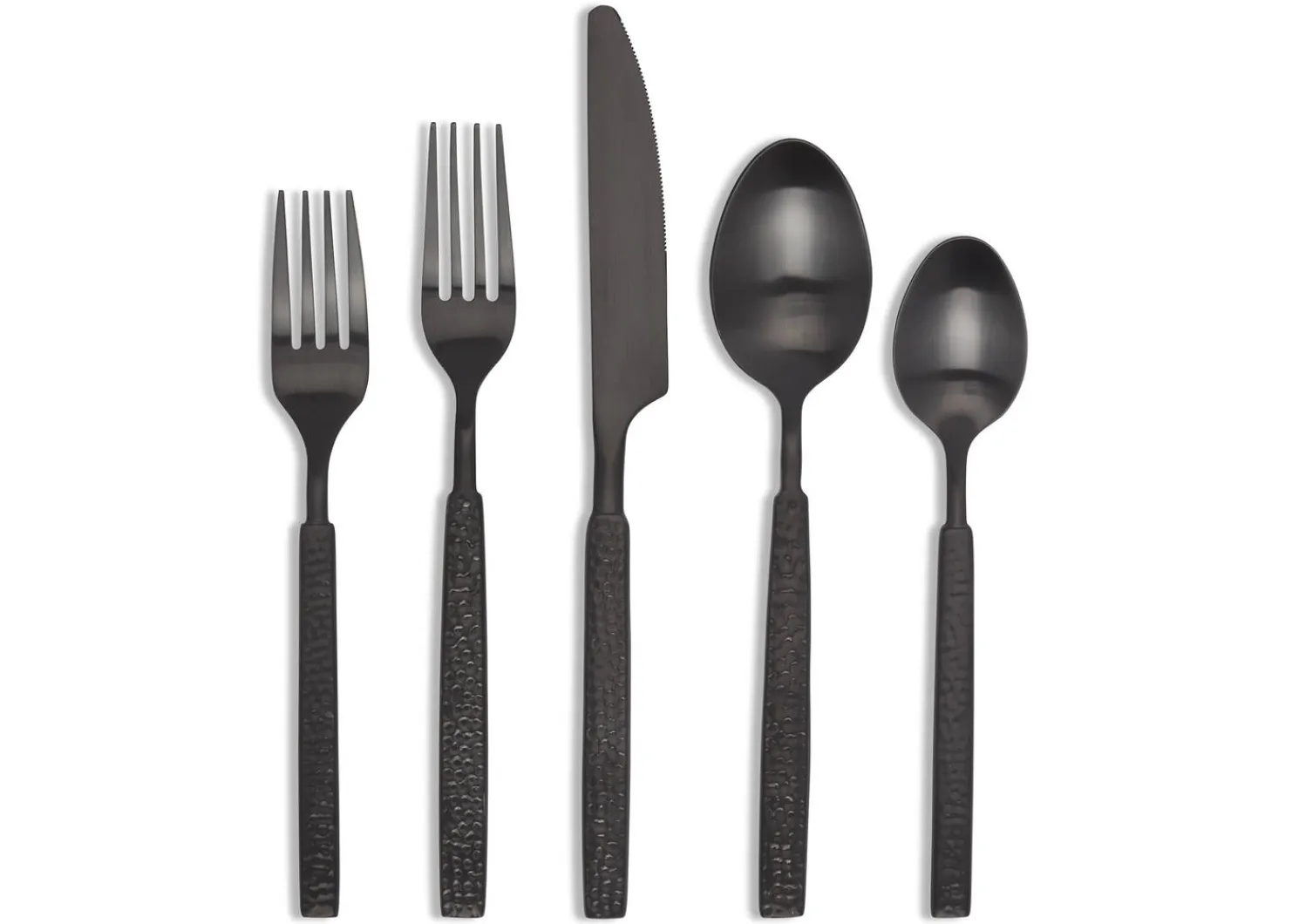 Urban Barn Hammered 5-Piece Cutlery Set- Dinnerware