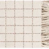 Urban Barn Hendricks Cotton Check Throw Nat/Cara- Throws